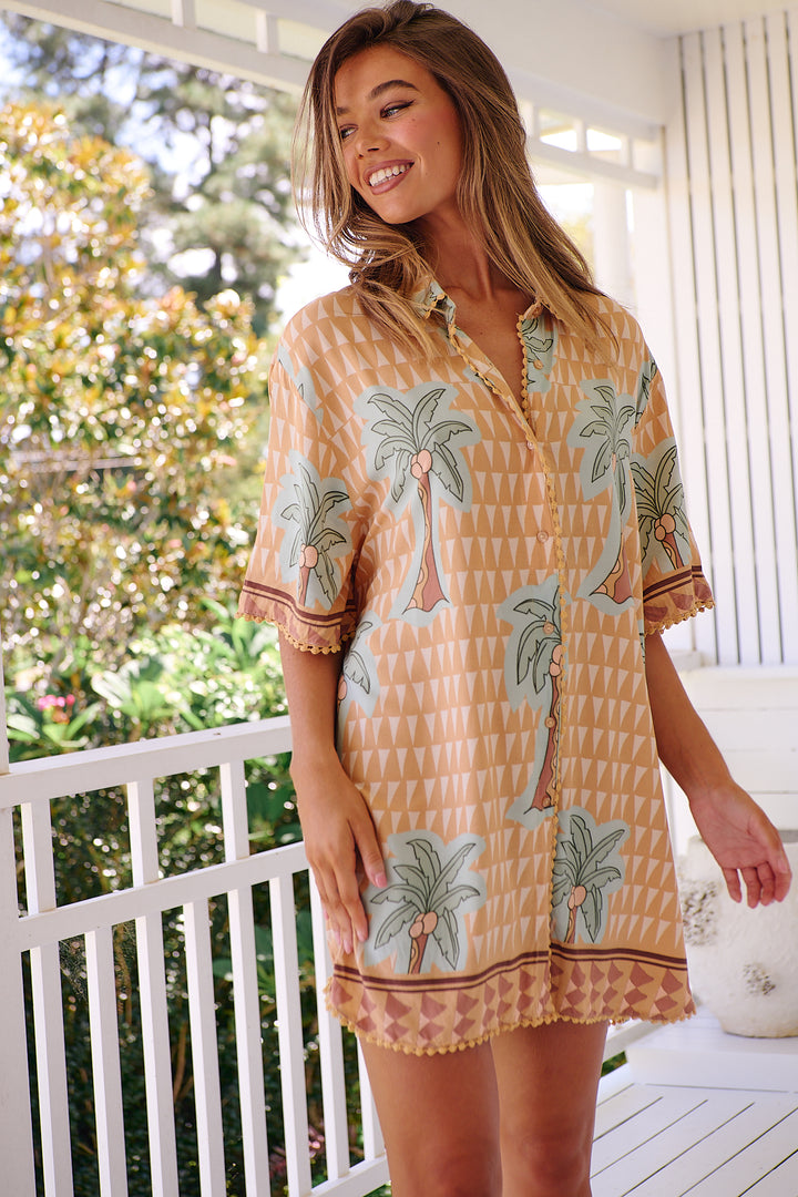 Sahara Sunset Print Dustin Shirt