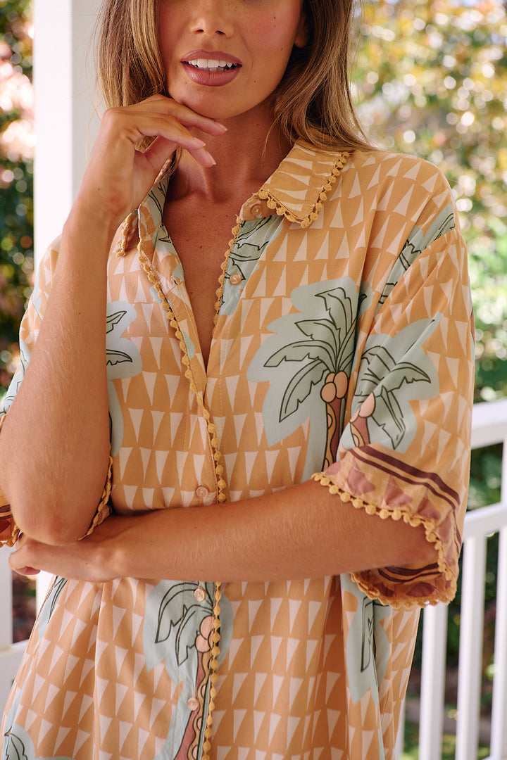 Sahara Sunset Print Dustin Shirt