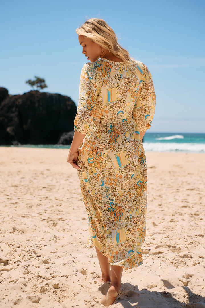 Sonnie Print Ivy Midi Dress