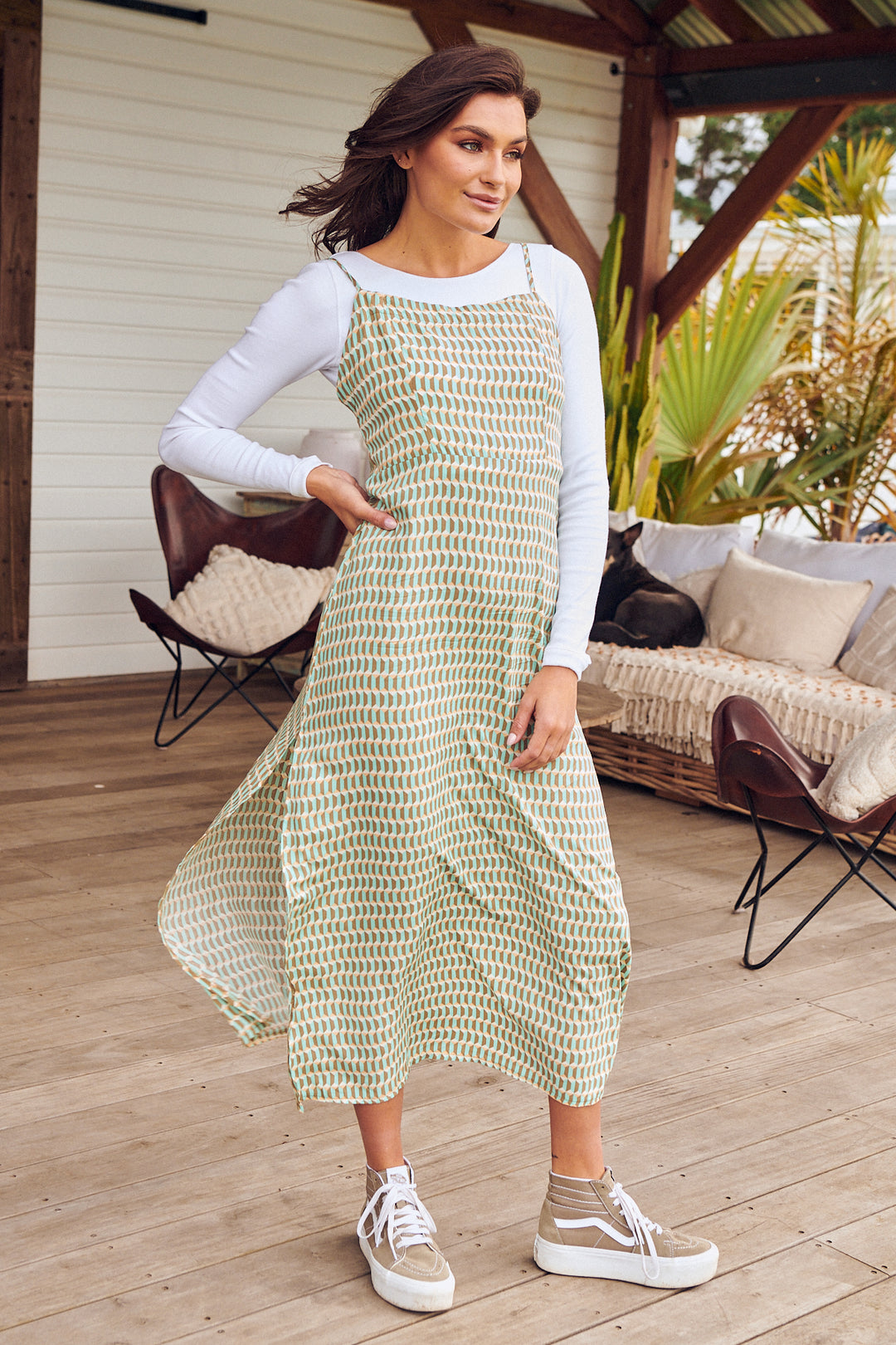 Addi Print Laylunah Midi Dress