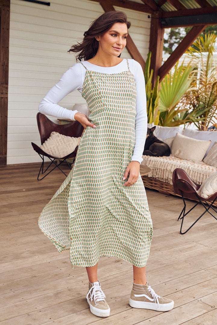 Addi Print Laylunah Midi Dress