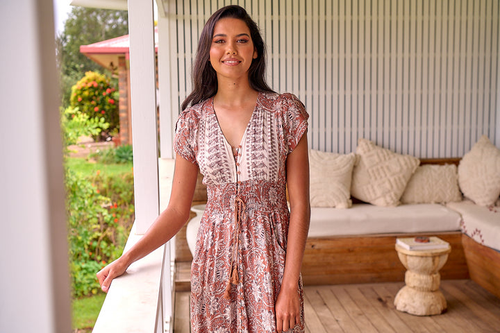 Indah Print Romi Maxi Dress