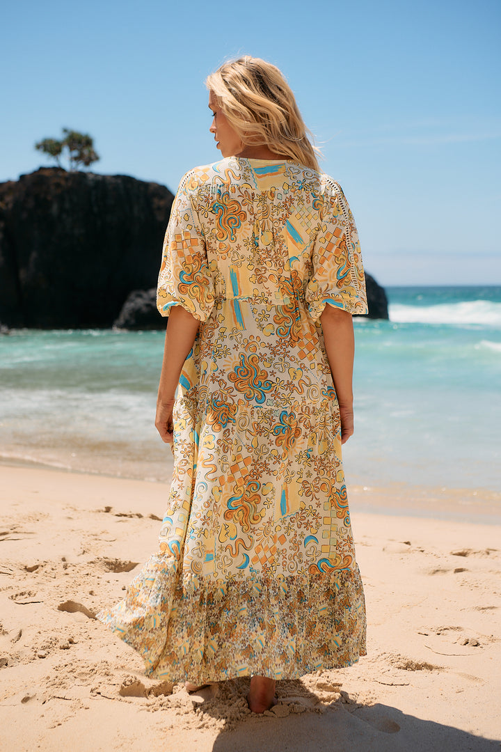 Sonnie Print Ebony Maxi