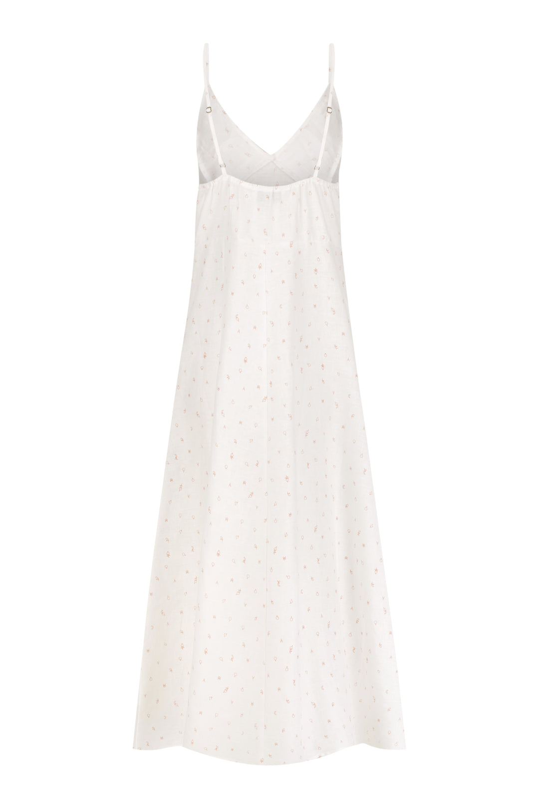 Eira Print Sable Slip Maxi Dress