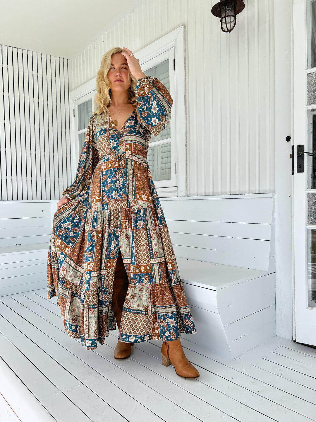 Izabelle Print Teresa Maxi