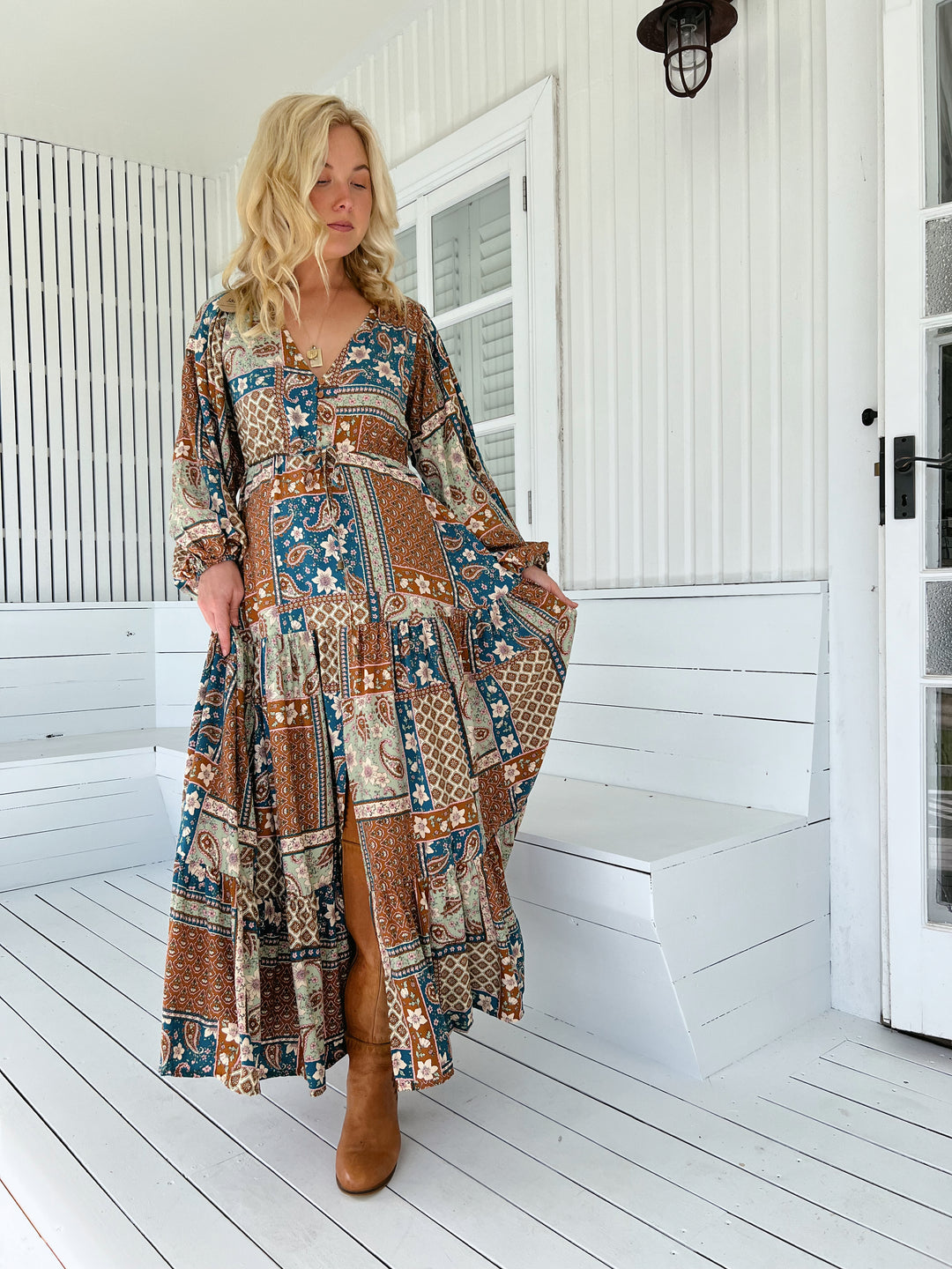 Izabelle Print Teresa Maxi