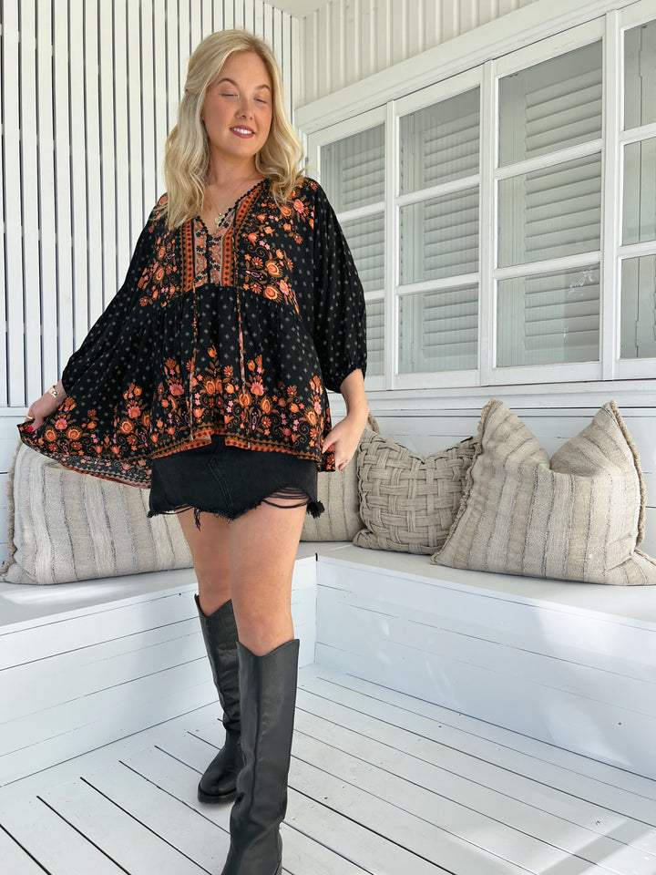 Emmery Print Chloe Top
