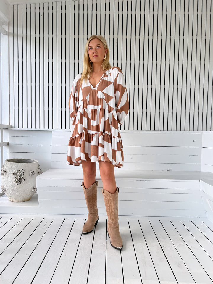 Boston Print Soul Mini Dress