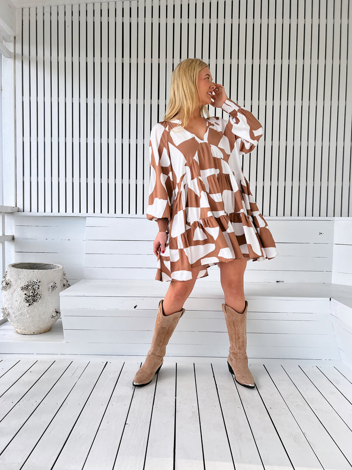 Boston Print Soul Mini Dress