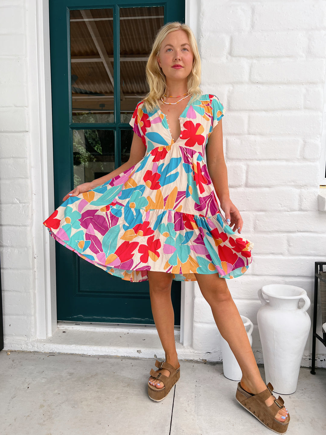 Ohana Print Tracey Dress