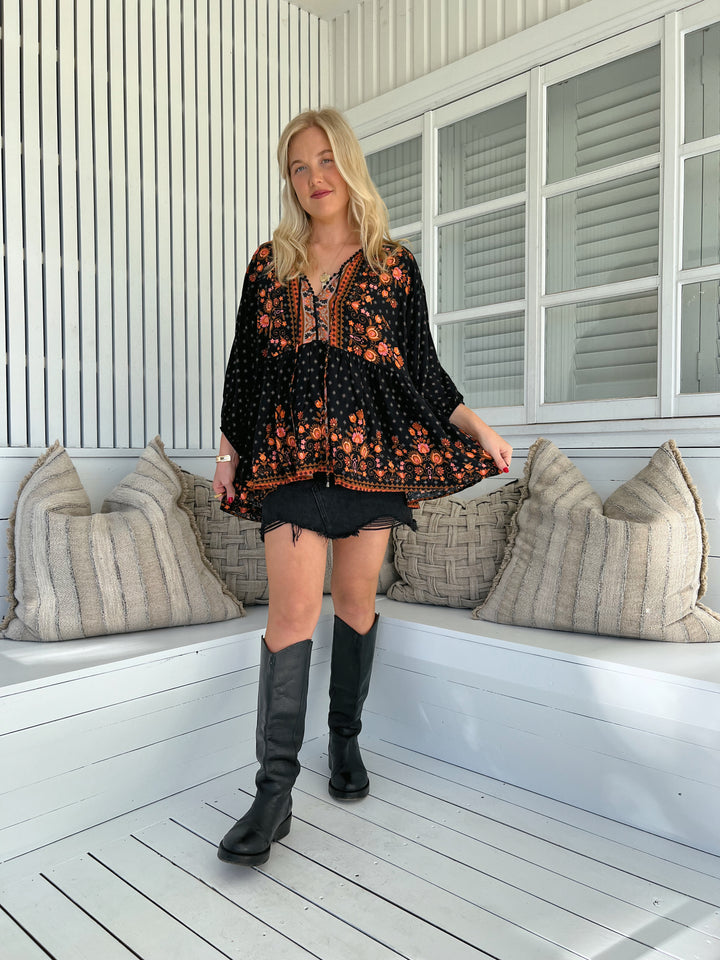 Emmery Print Chloe Top