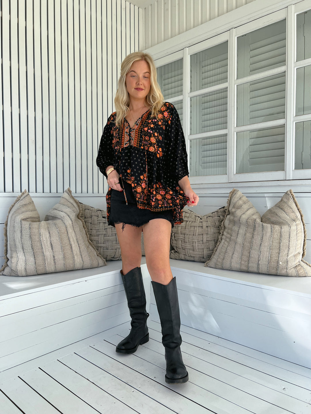 Emmery Print Chloe Top