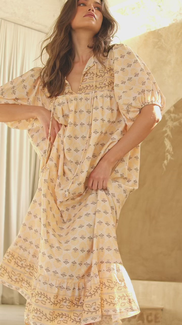 Camari Print Sorella Midi Dress