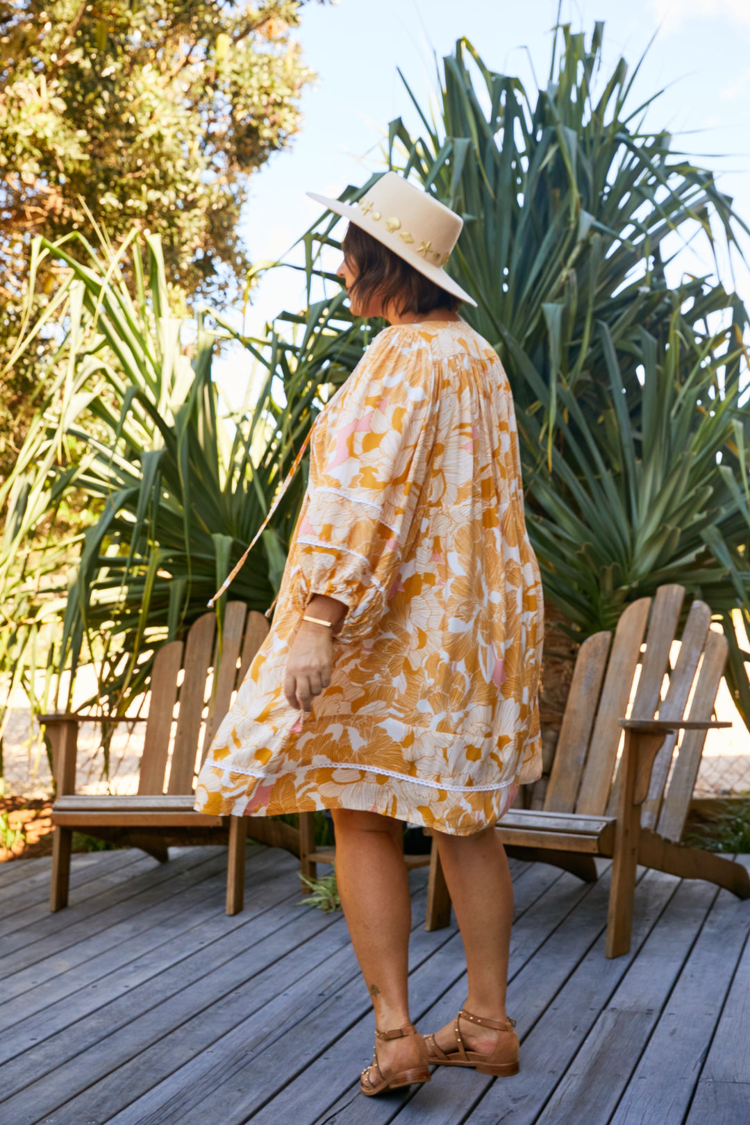 Jemima Print Adela Mini Dress