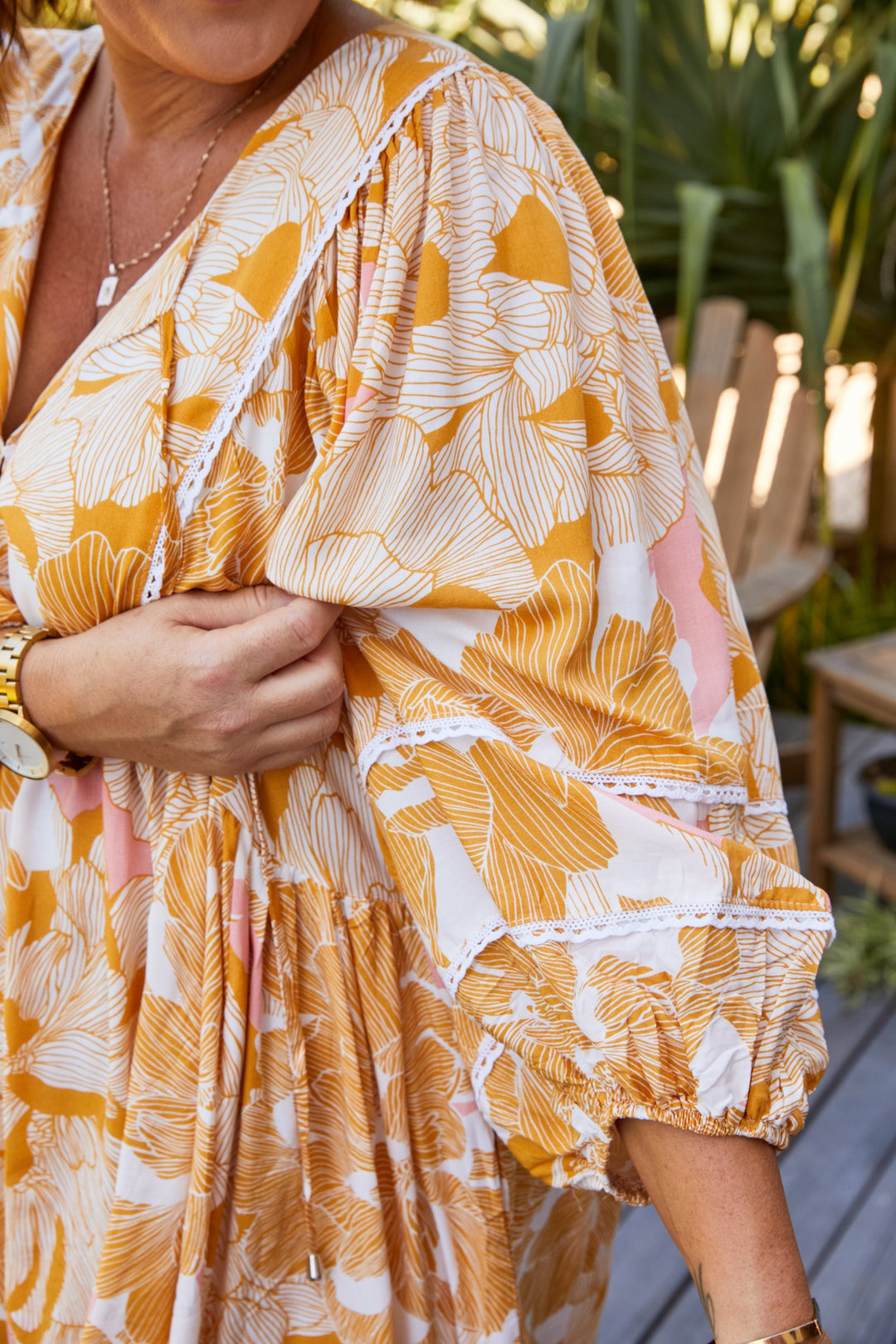 Jemima Print Adela Mini Dress