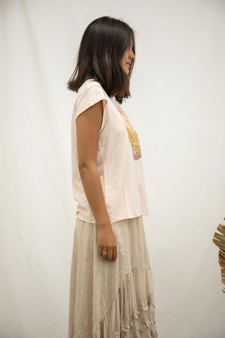 Take it Easy Tee - Blush