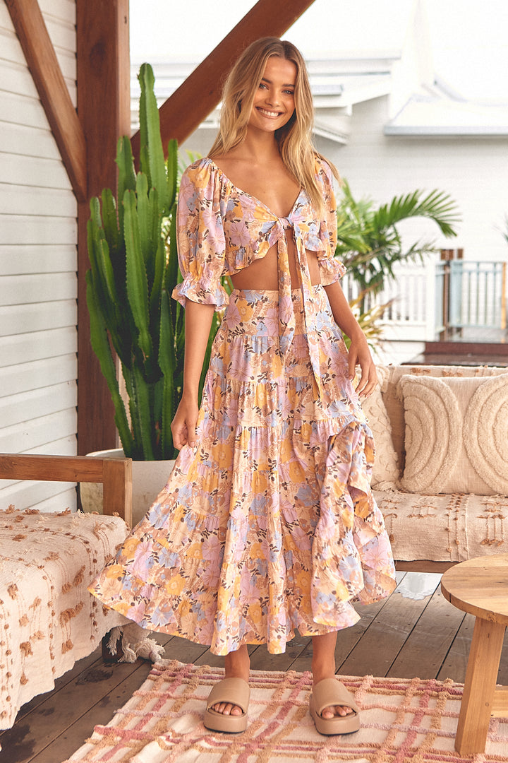 Emmy Print Santi Skirt