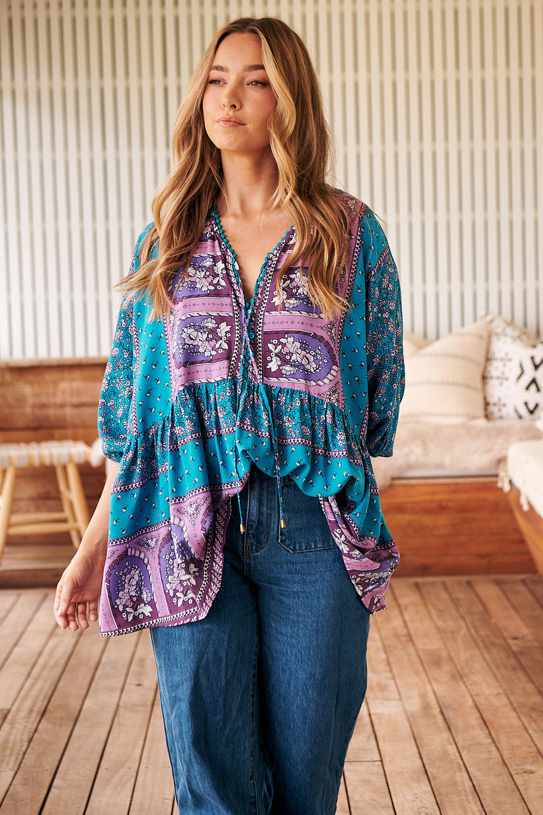 Lottie Print Chloe Top