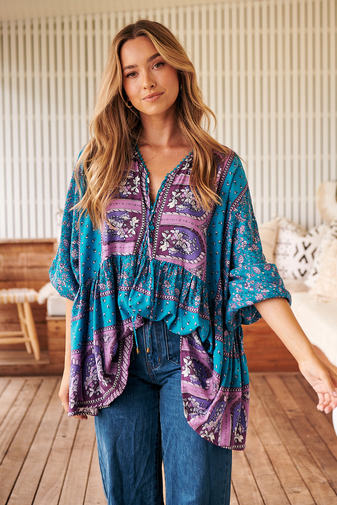 Lottie Print Chloe Top