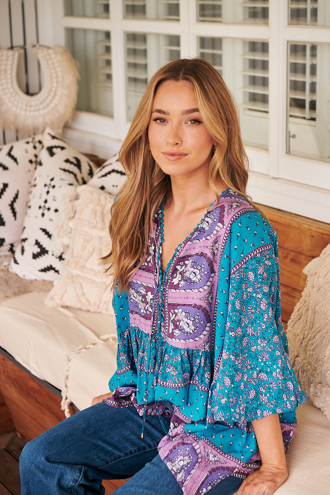 Lottie Print Chloe Top