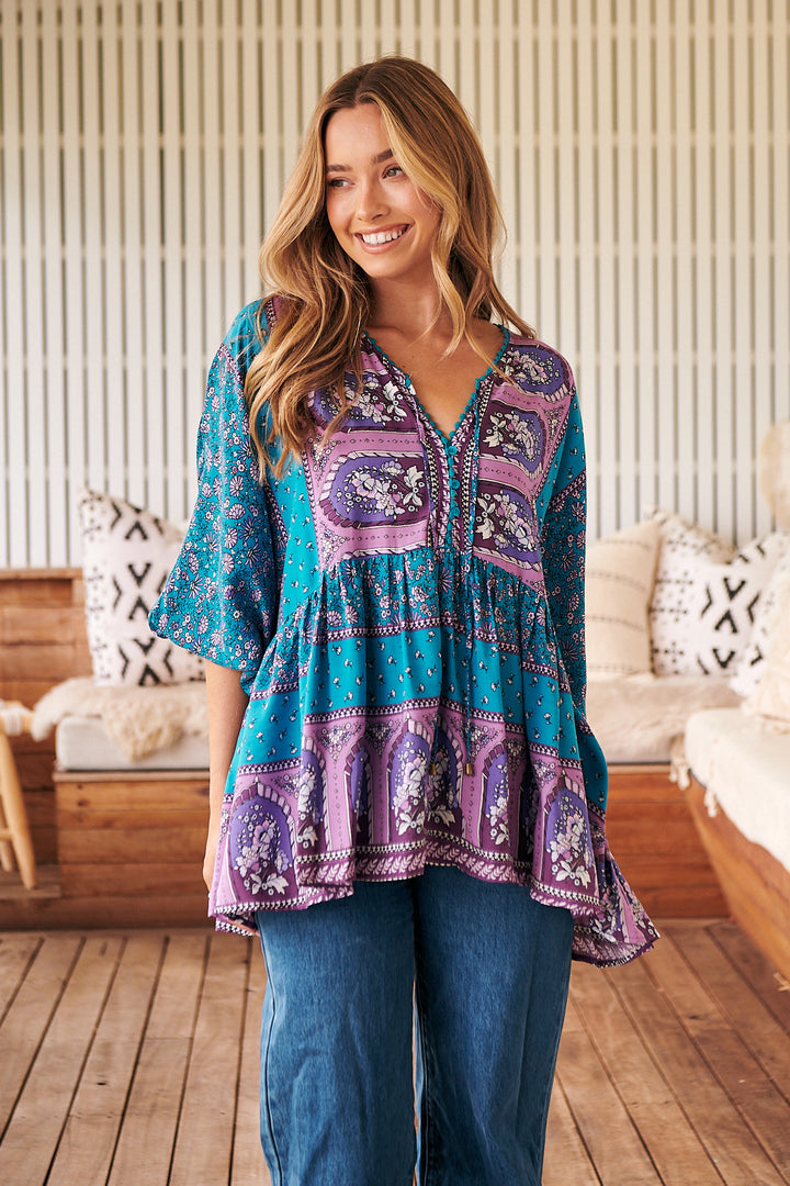 Lottie Print Chloe Top