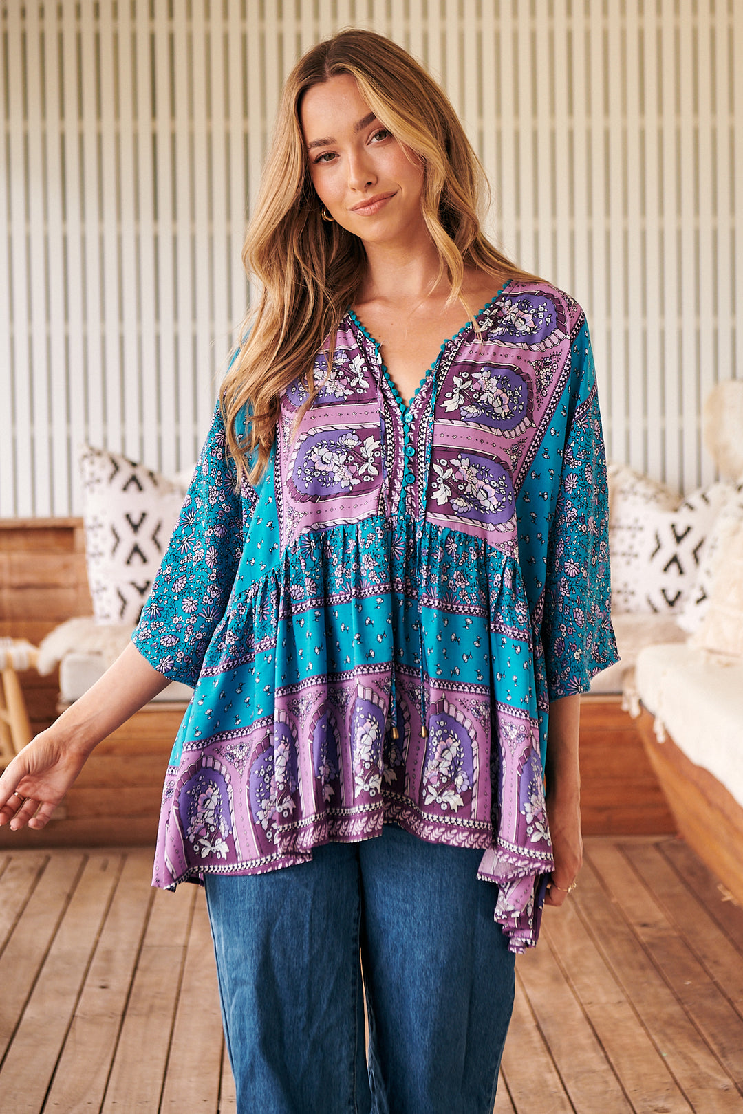Lottie Print Chloe Top