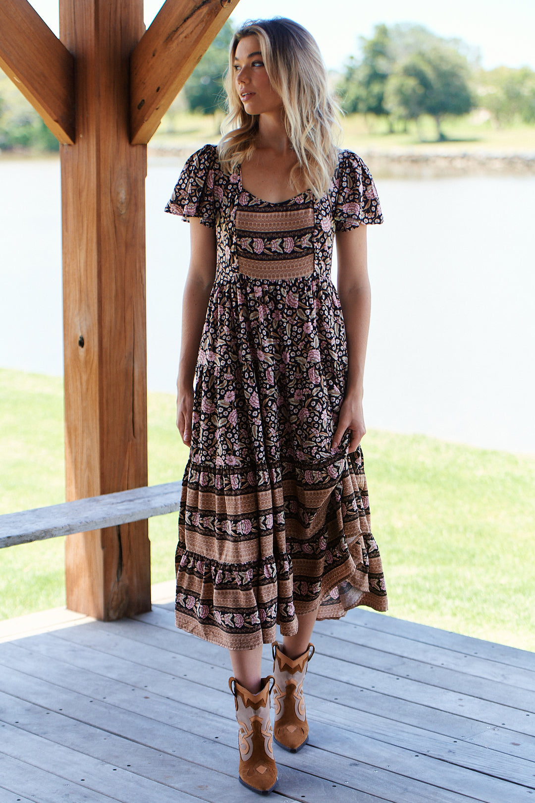 Sarah Print Isabella Maxi
