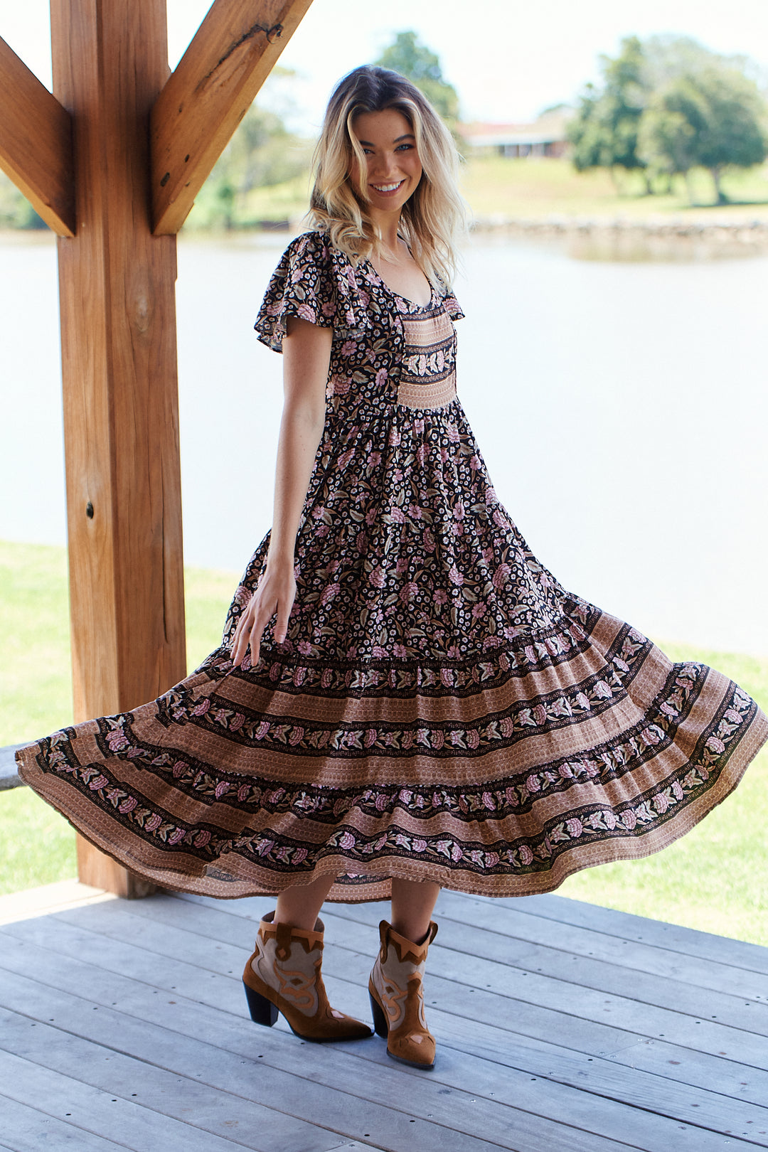 Sarah Print Isabella Maxi