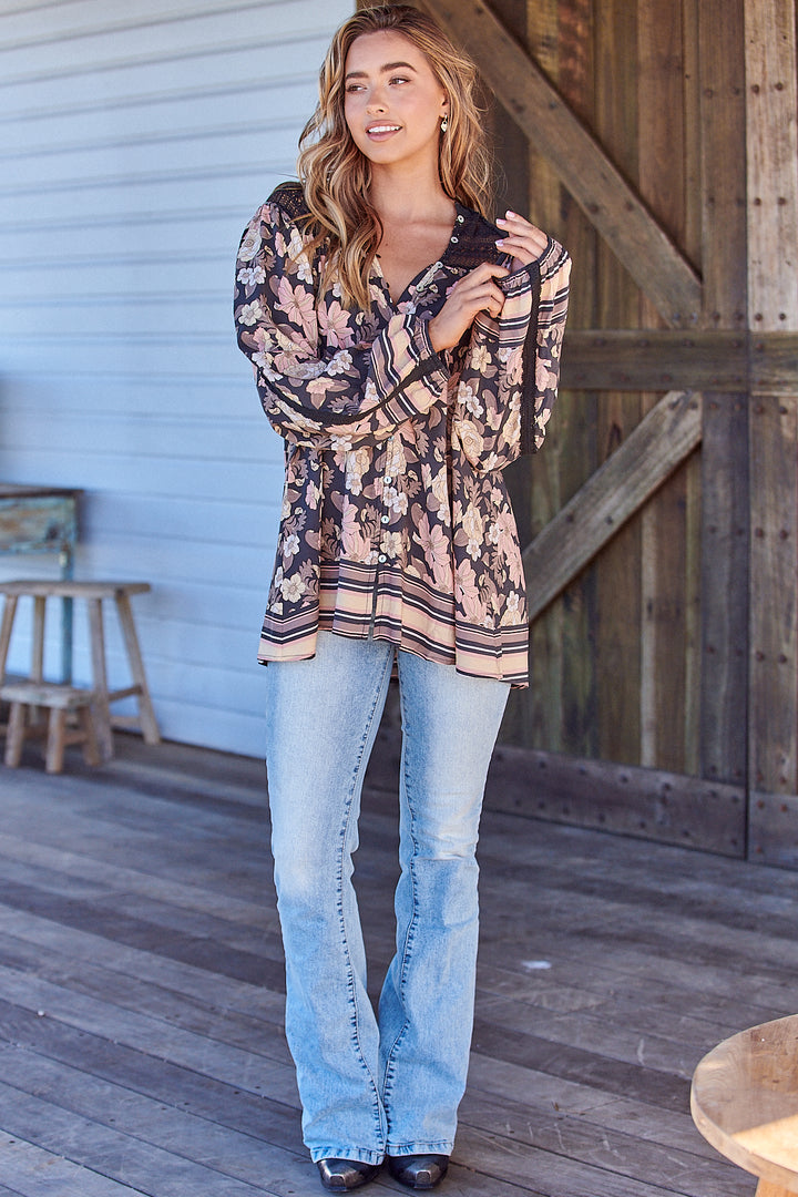 Adele Print Florence Blouse
