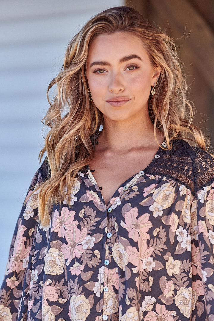 Adele Print Florence Blouse