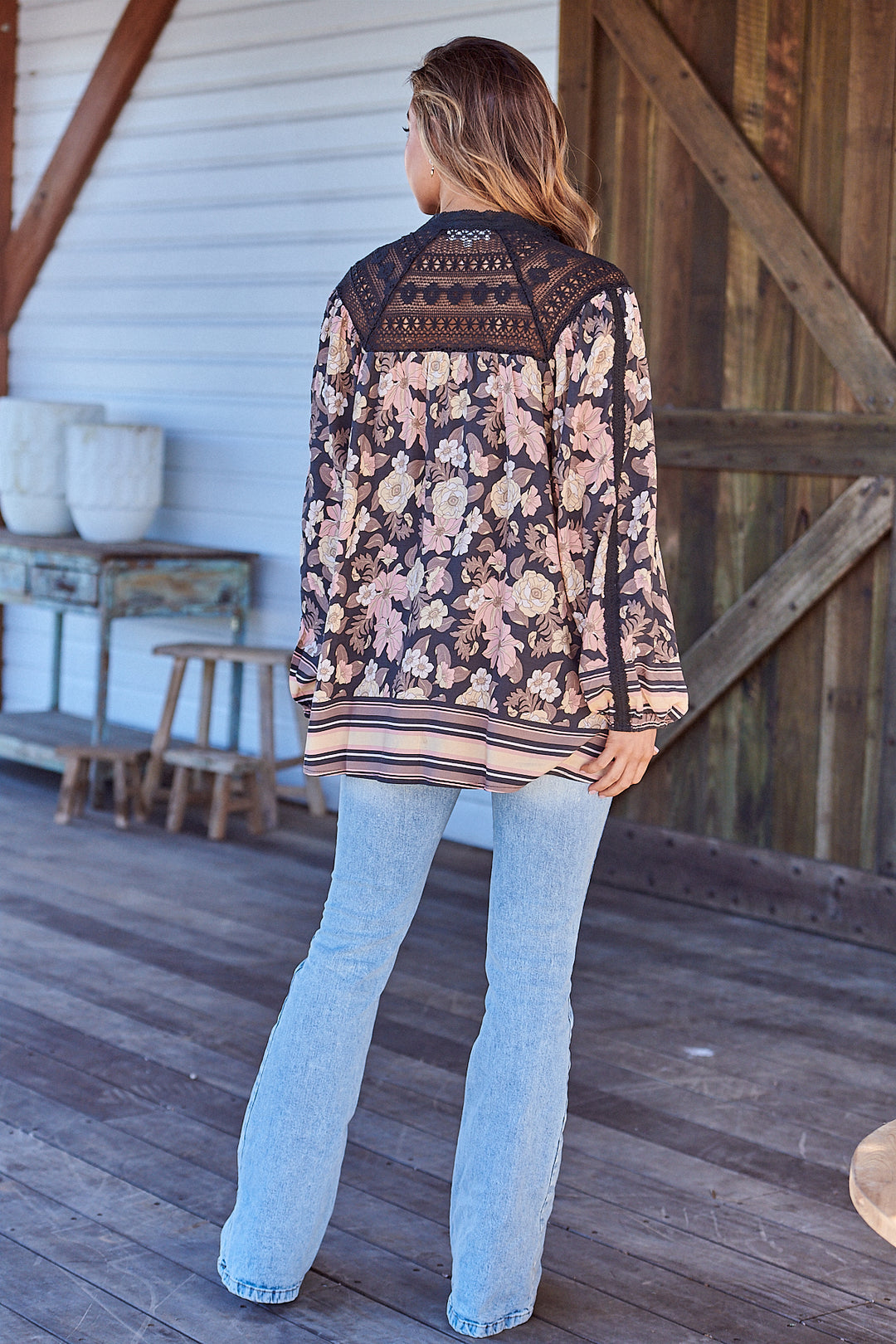 Adele Print Florence Blouse