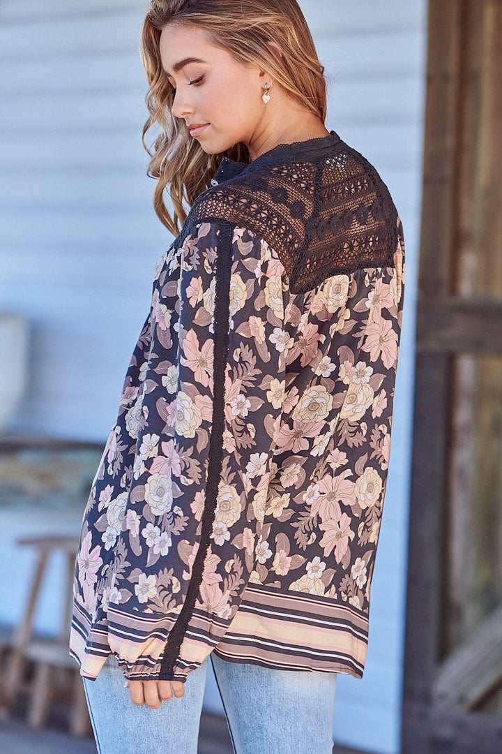 Adele Print Florence Blouse