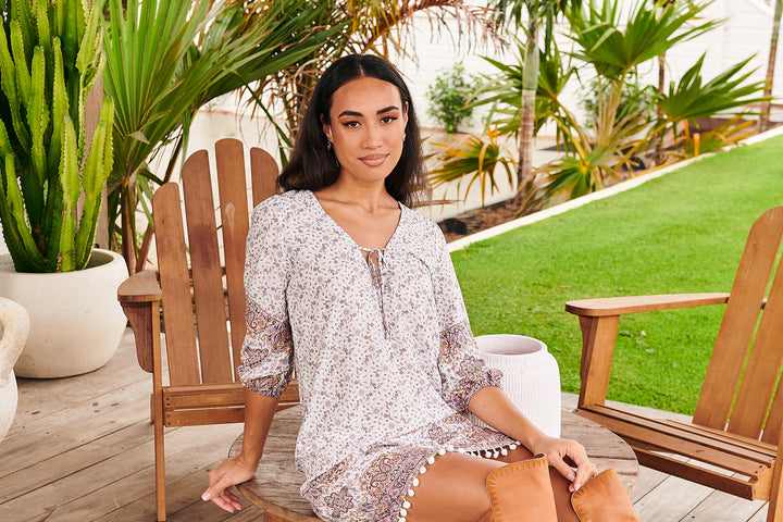Lulu Print Lake Dress