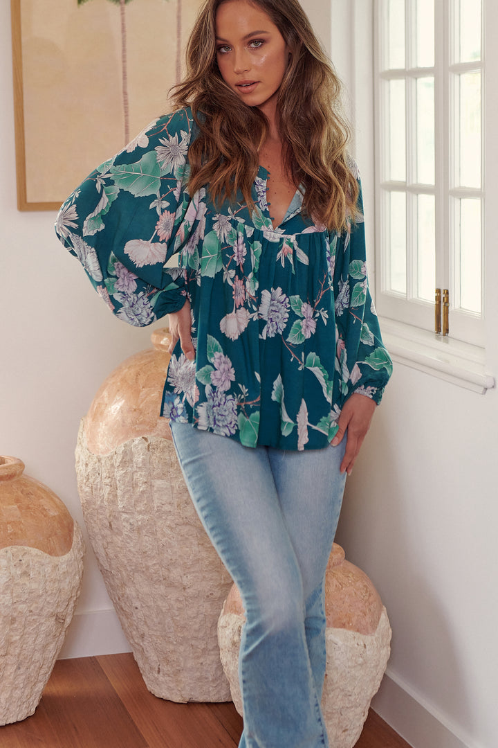 Araminta Print Indira Top