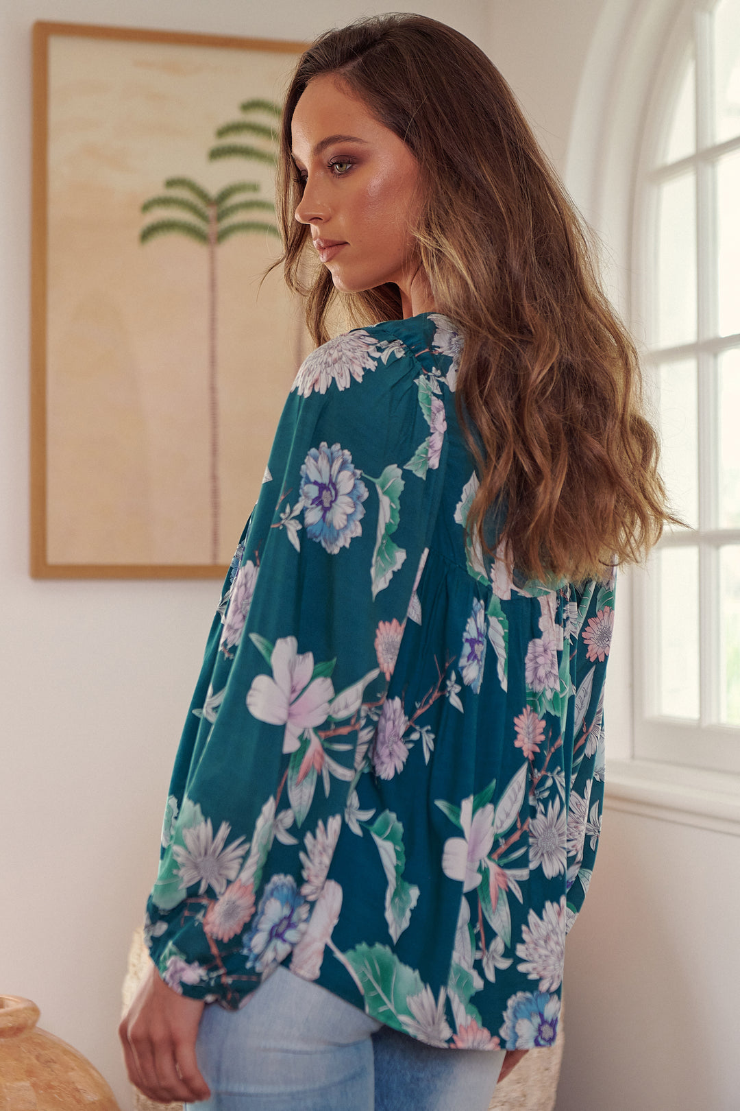 Araminta Print Indira Top