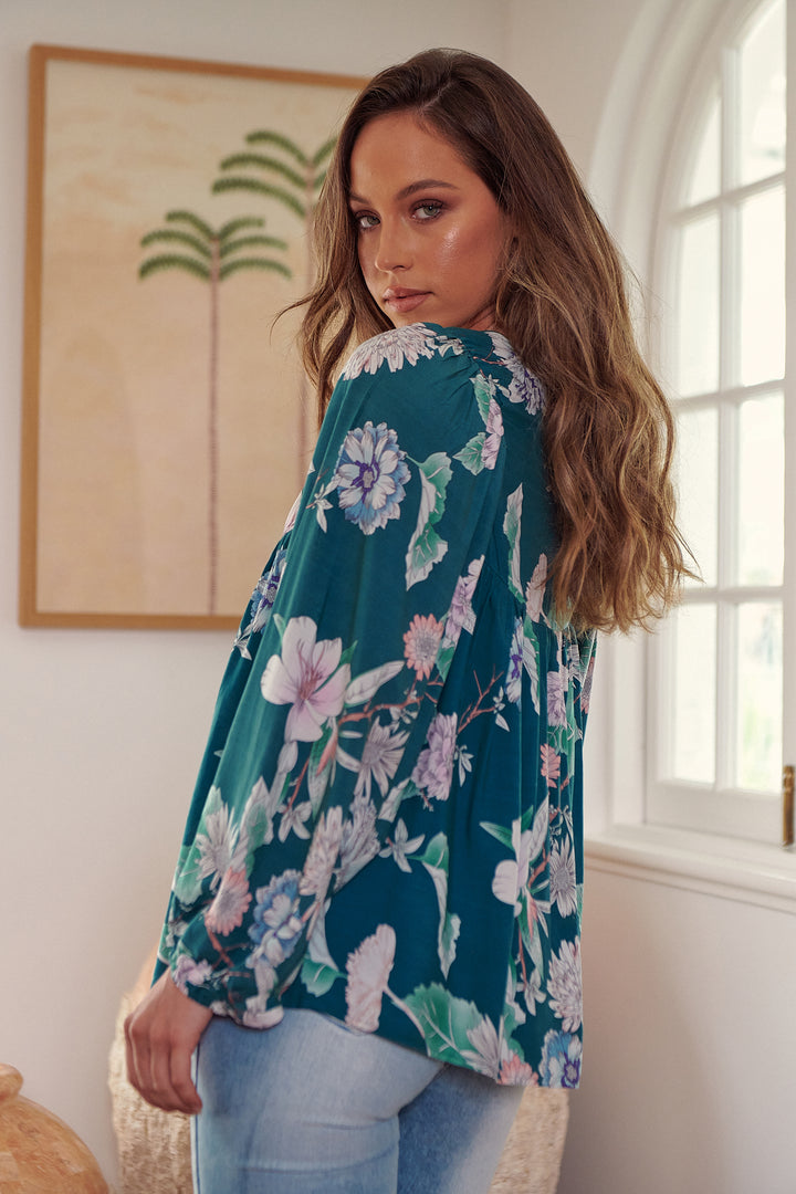 Araminta Print Indira Top