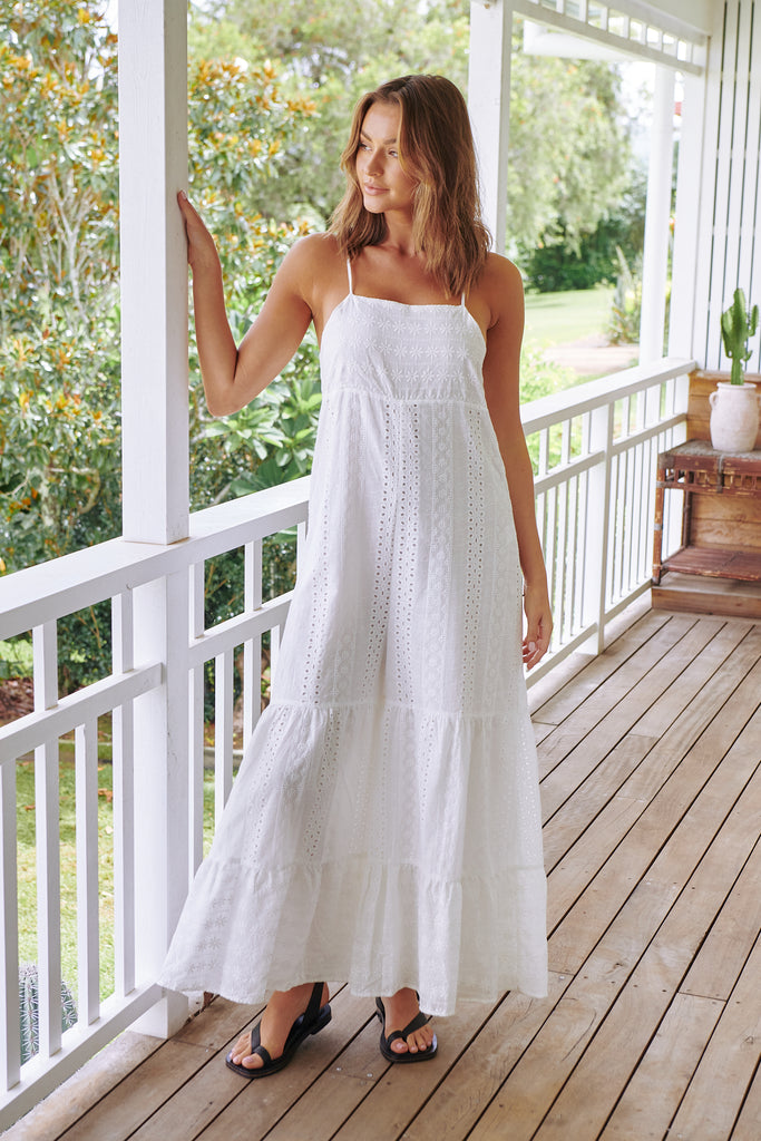 White Te Amo Tina Jumpsuit
