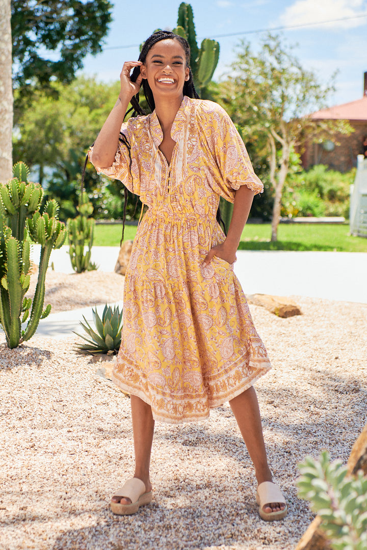 Elodie Print Jasmine Midi Dress