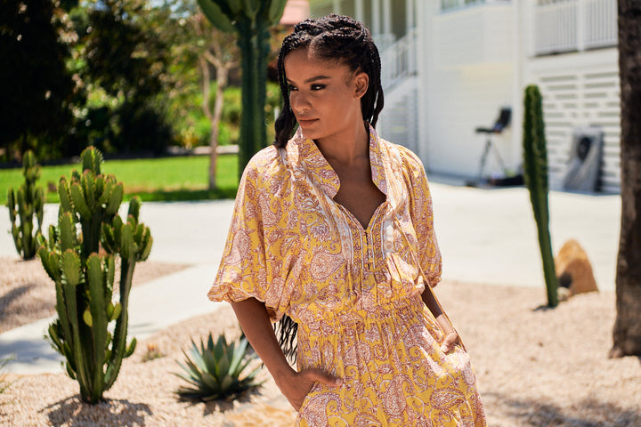 Elodie Print Jasmine Midi Dress