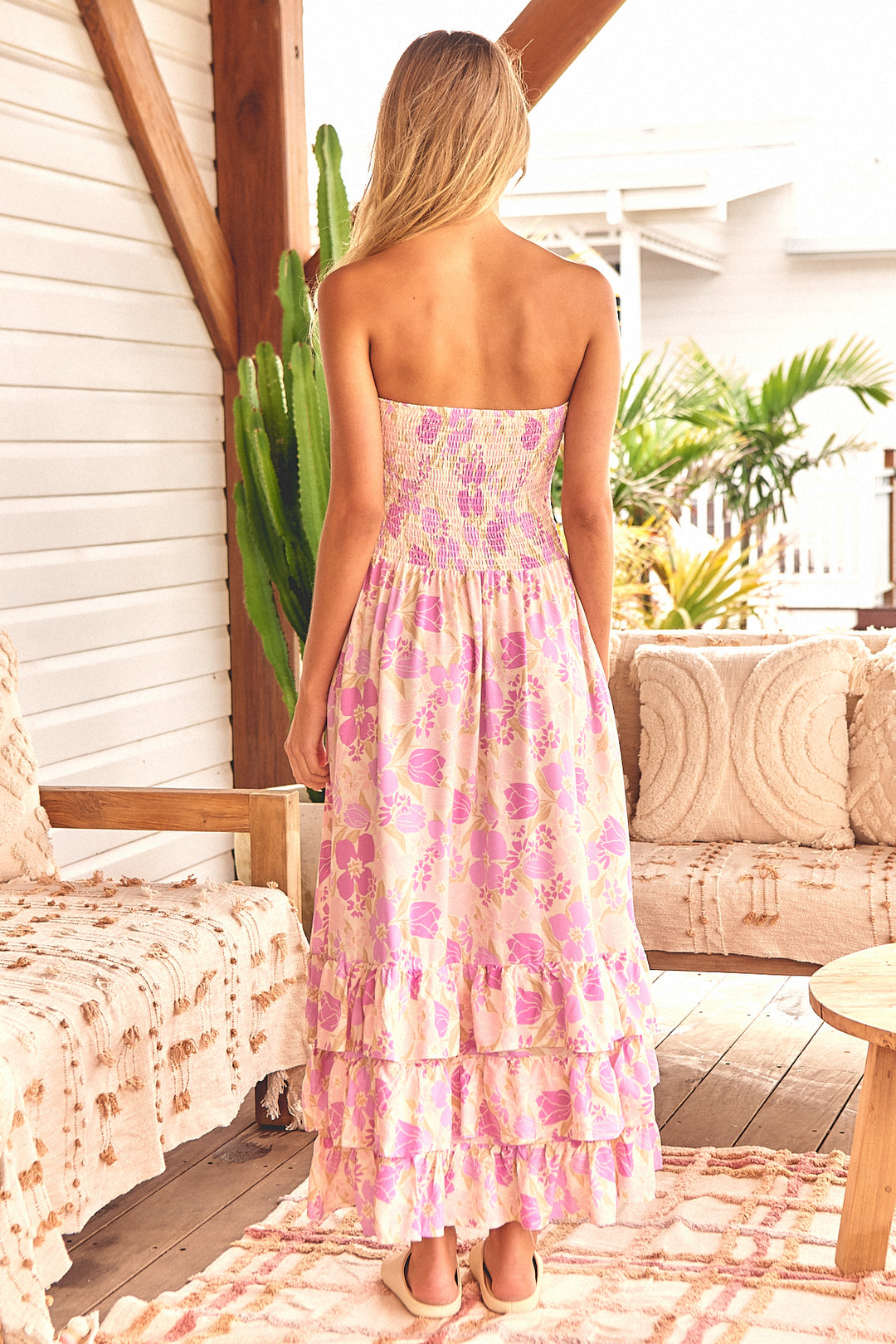 Evolet Print Samba Maxi Dress
