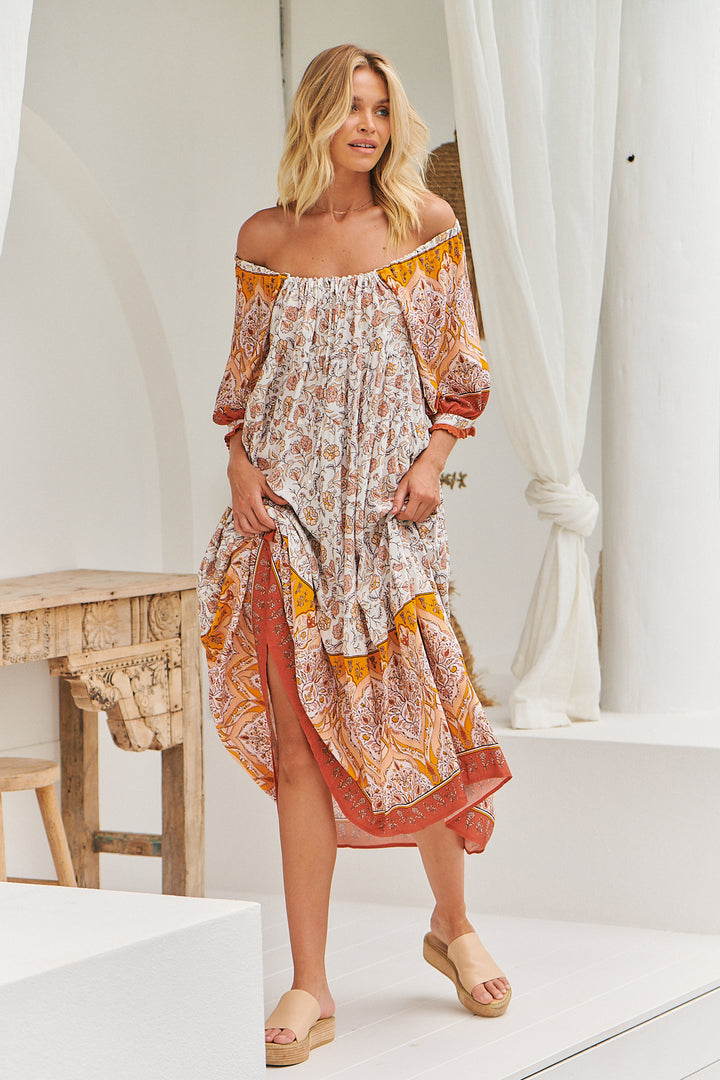 Quincy Print Blossom Midi Dress