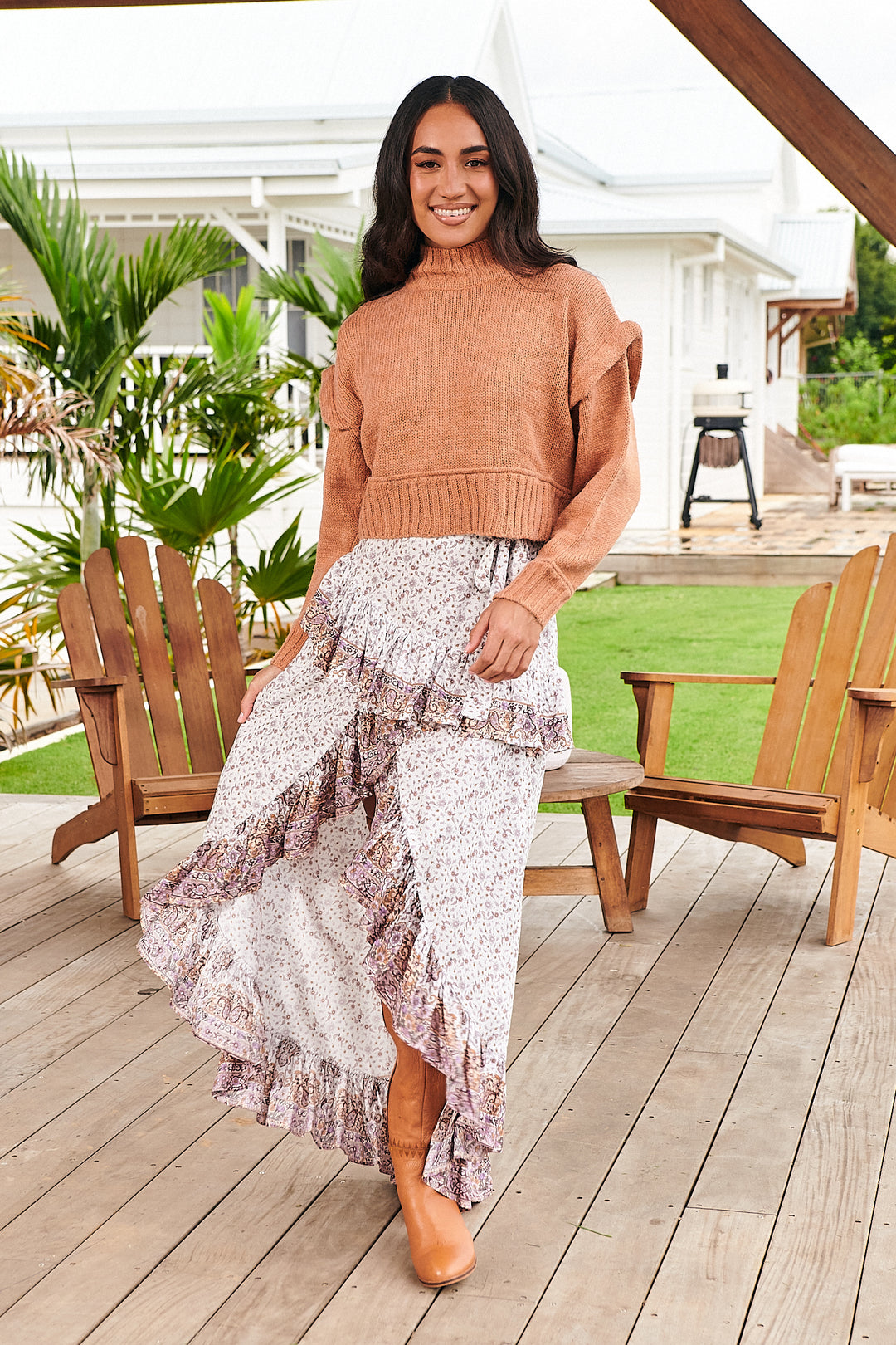 Lulu Print Charlotte Skirt