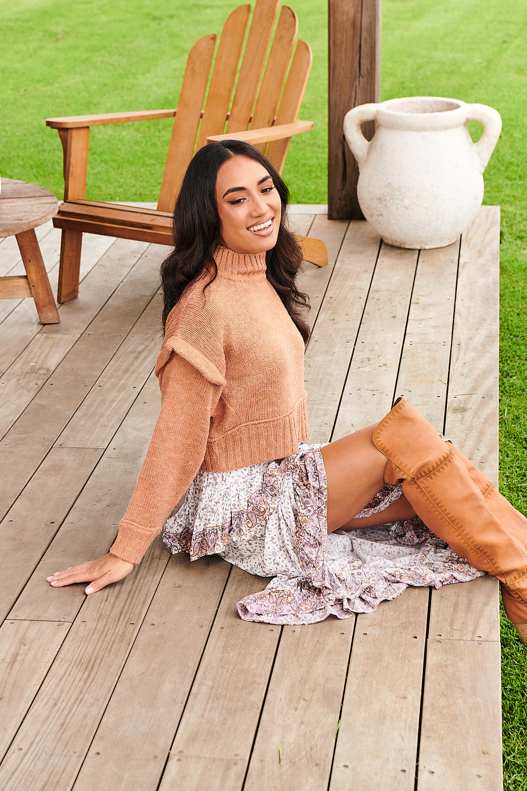 Lulu Print Charlotte Skirt