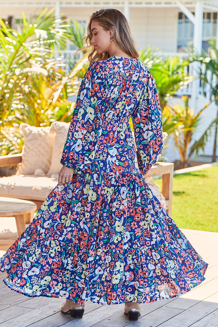 Carnation Print Teresa Maxi
