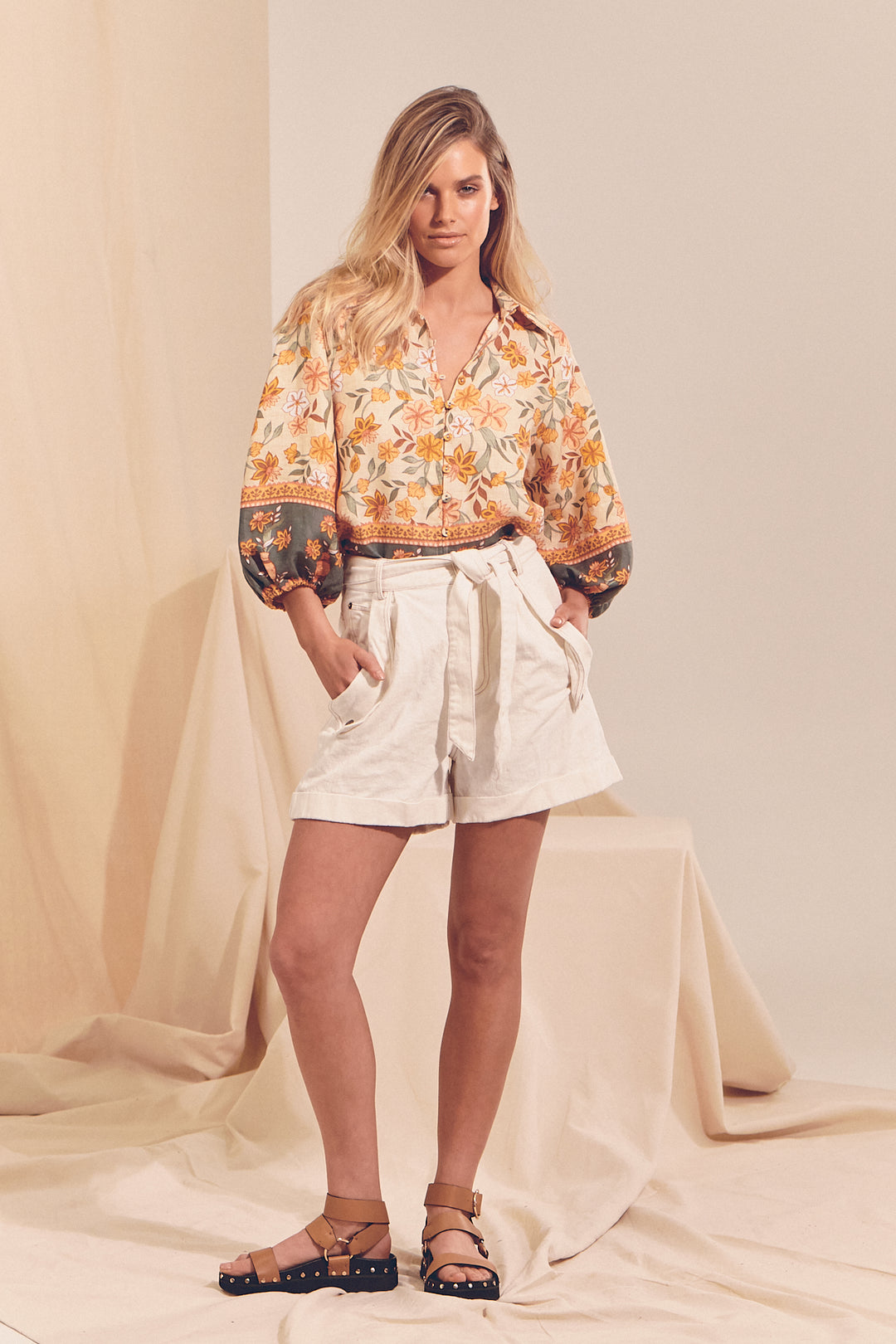 Pottsville Print Shae Blouse