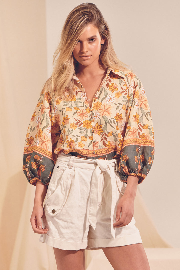 Pottsville Print Shae Blouse