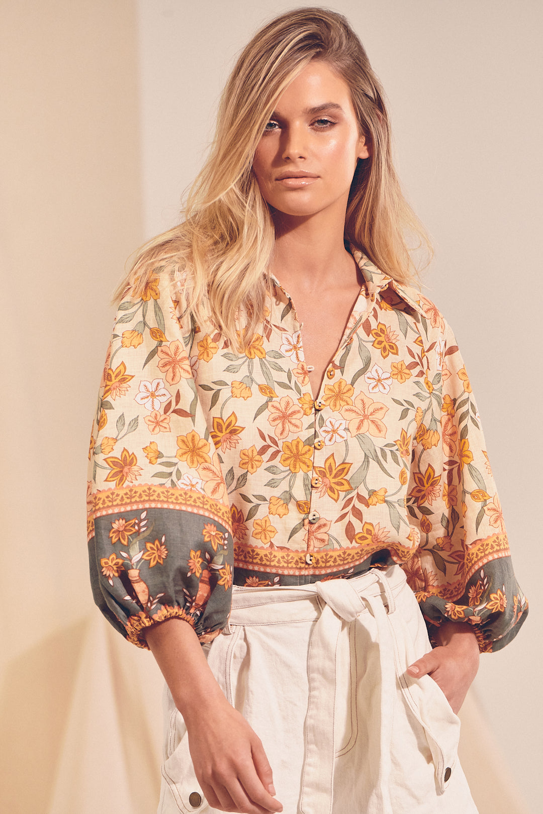 Pottsville Print Shae Blouse