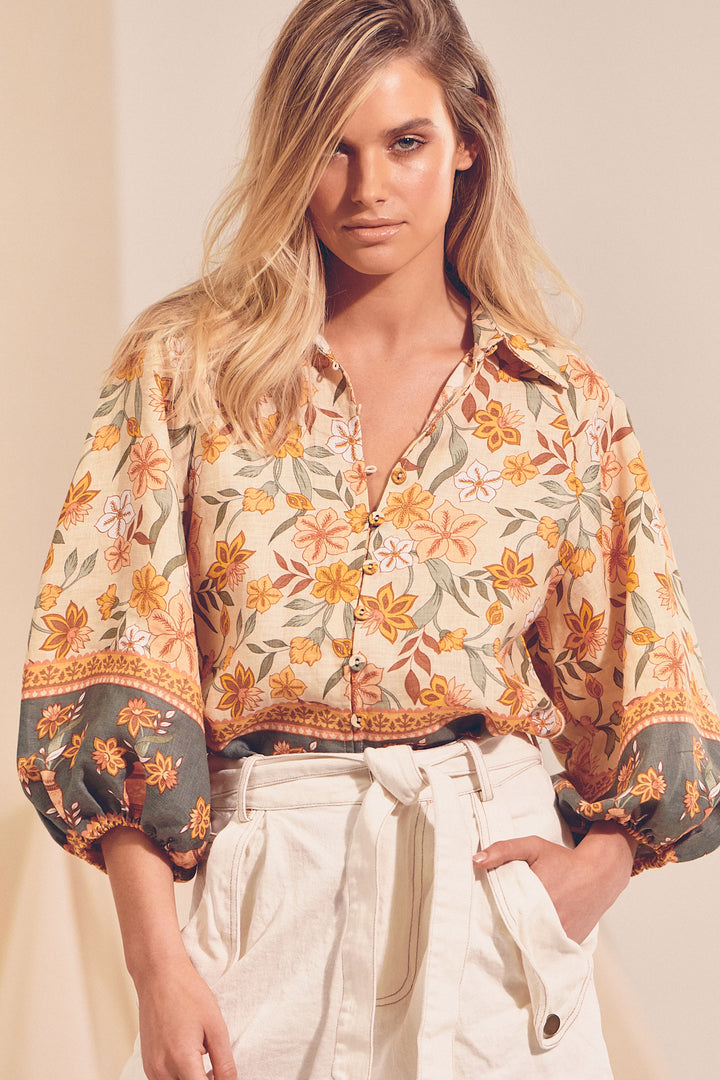 Pottsville Print Shae Blouse