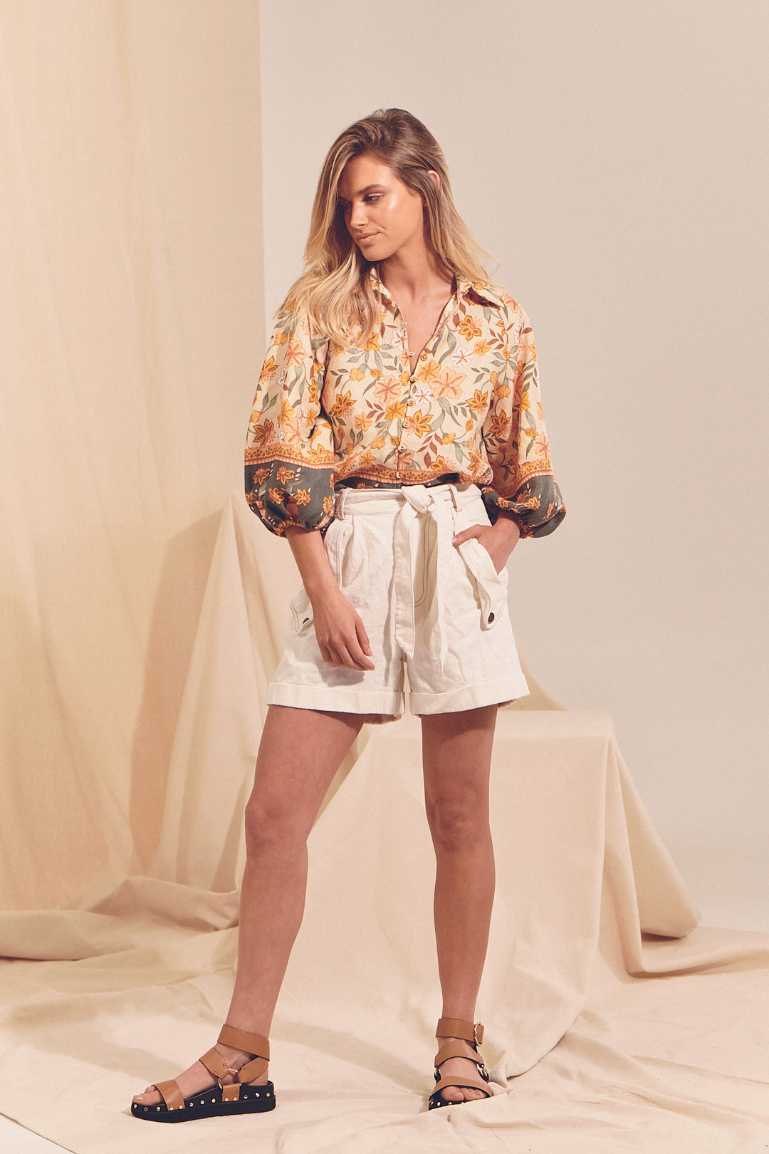 Pottsville Print Shae Blouse