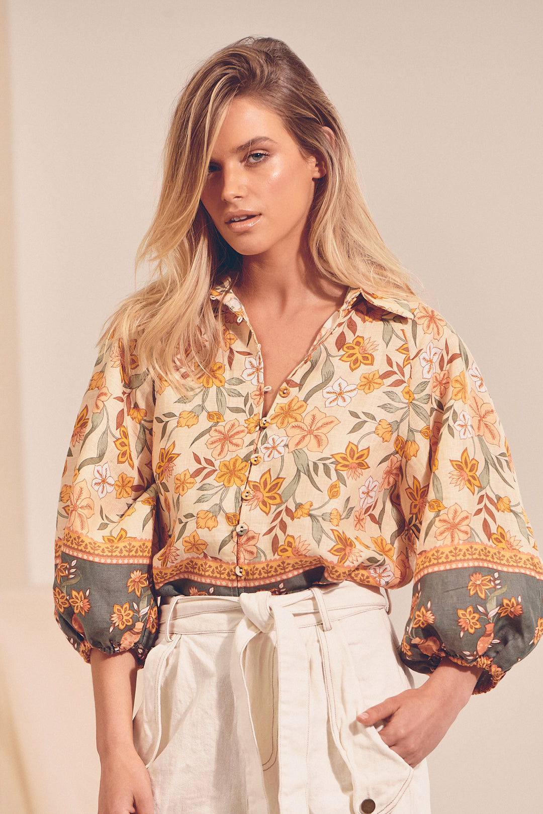 Pottsville Print Shae Blouse